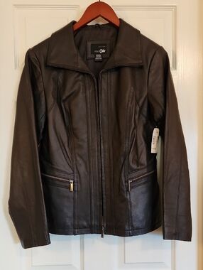 East 5th Brown Leather Jacket